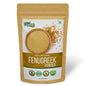Organic Fenugreek Powder Also Known As Methi Seed Powder, Trigonella Foenum-Graecum | USDA Certified | Vegan | Preservative Free | Resealable Pack