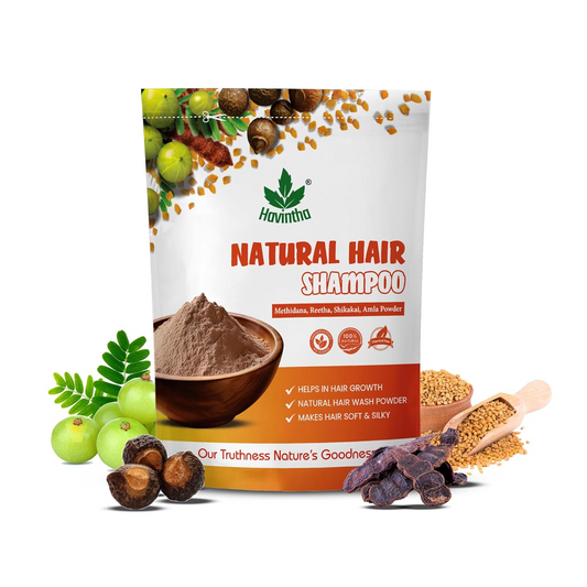 Havintha Amla, Reetha And Shikakai Powder Shampoo