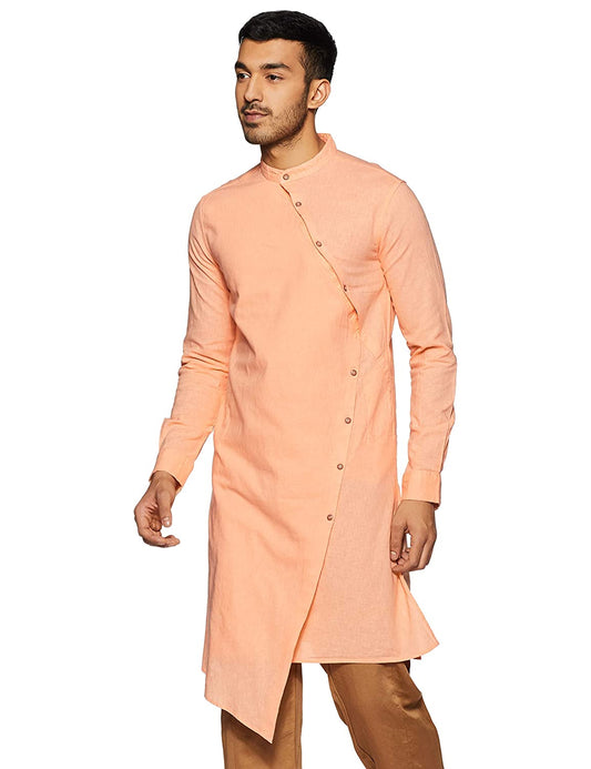 The Indian Garage Co Men Melon Kurta