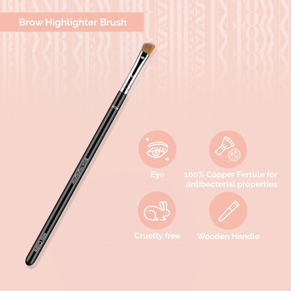 Miss Claire M34 - Brow Highlighter Brush - Chrome