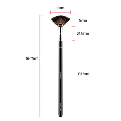 Miss Claire M24 - Fan Brush - Chrome