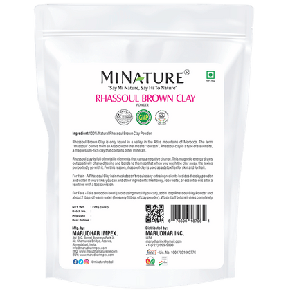 Minature Rhassoul Brown Clay Powder
