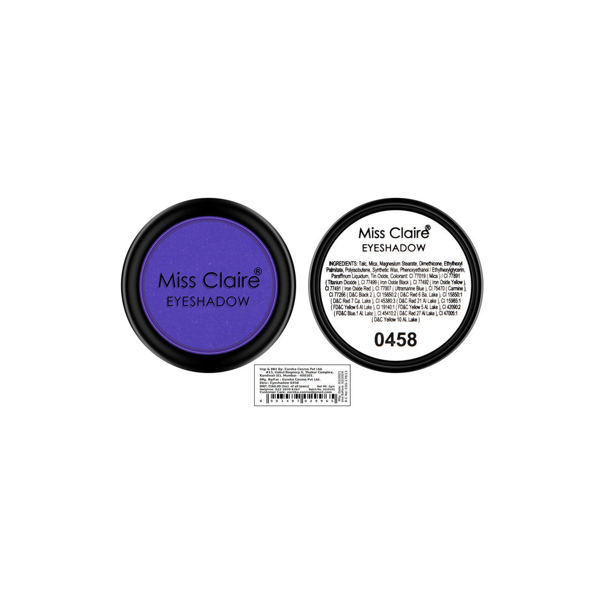 Miss Claire Single Eyeshadow - 458