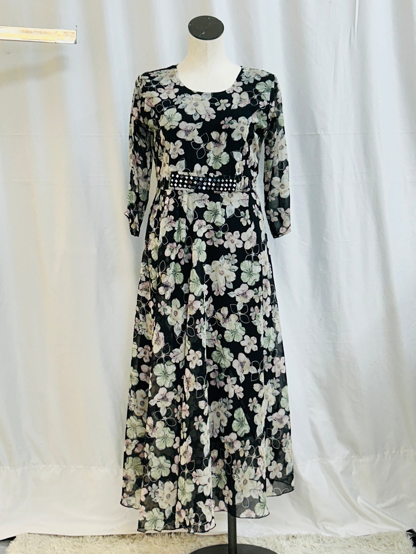 Chiffon long kurti