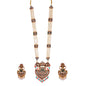 Gold-Polished Alloy Long Jadau Work Rani Haar Necklace - The Pari