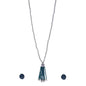Gold-Polished Alloy Pearl Mala Necklace With Ad & Crystal Pendant - The Pari