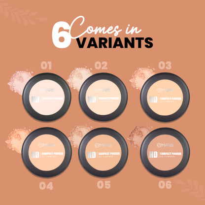 MARS Cosmetics HD Mattifying Compact Powder - 06 Cocoa