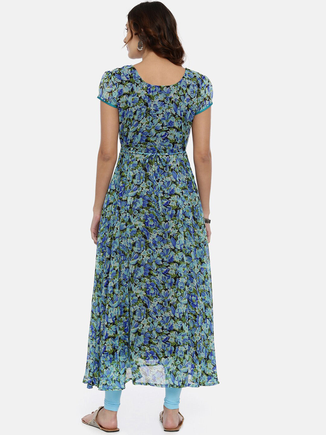 Souchii Women Printed Floral Round Neck Kurta