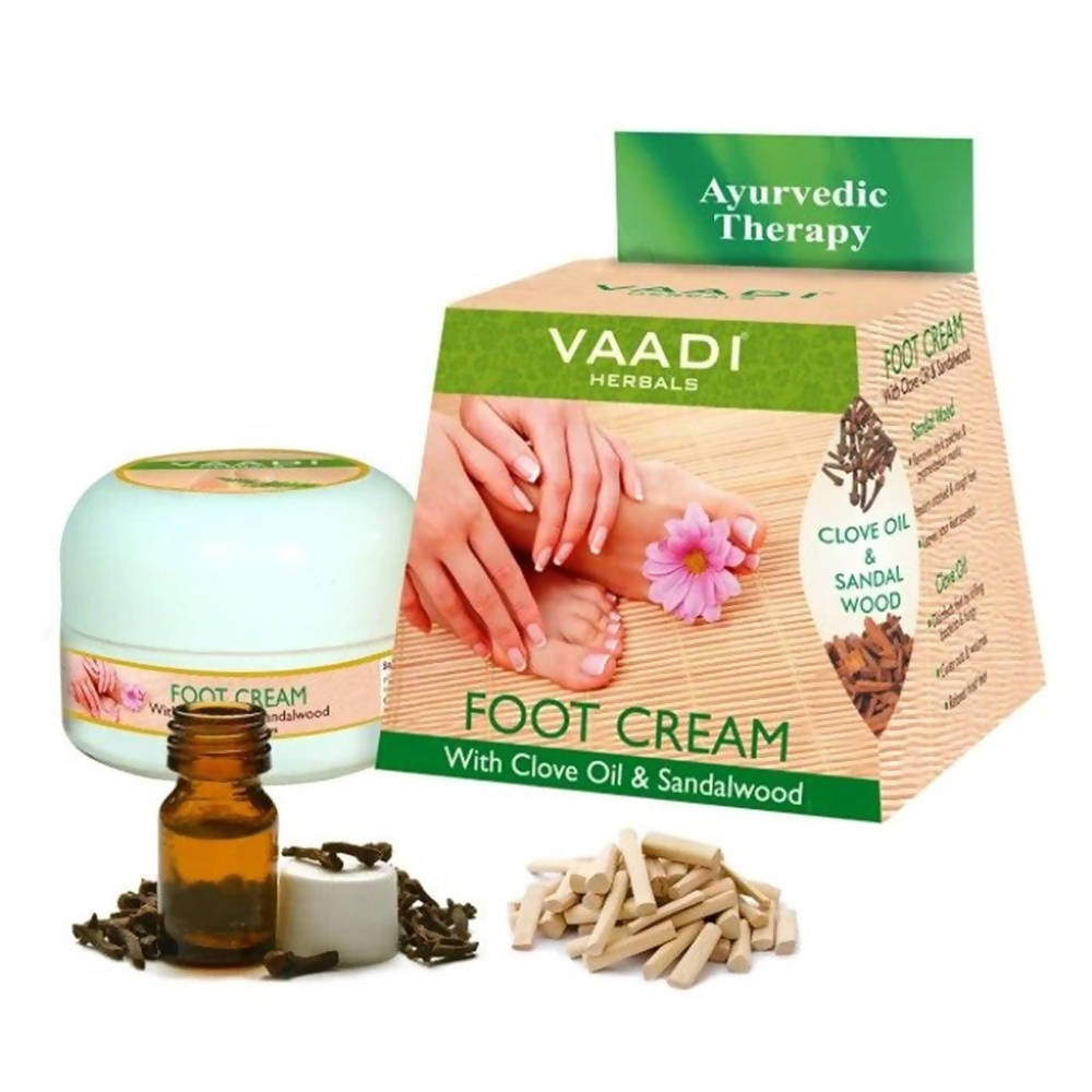 Vaadi Herbals Foot Cream With Clove Oil & Sandalwood
