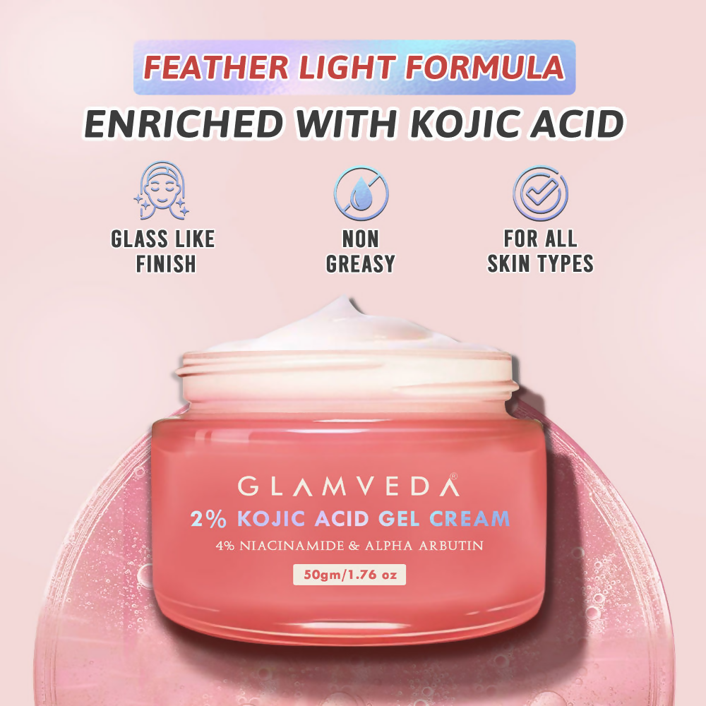 Glamveda 2% Kojic Acid Gel Cream