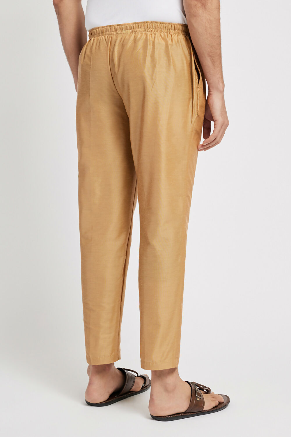 Ethnic India Beige solid Pant for Men