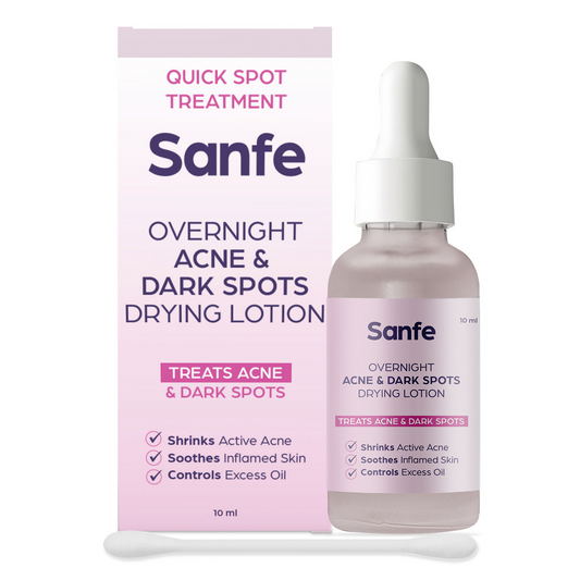 Sanfe Overnight Acne & Dark Spots Drying Lotion