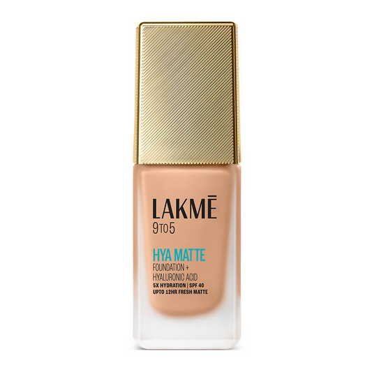 Lakme 9to5 Hya Matte Foundation + Hyaluronic Acid - Warm Natural