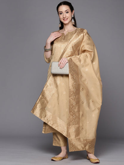 Ahalyaa Woven Design Ethnic Motifs Unstitched Dress Material