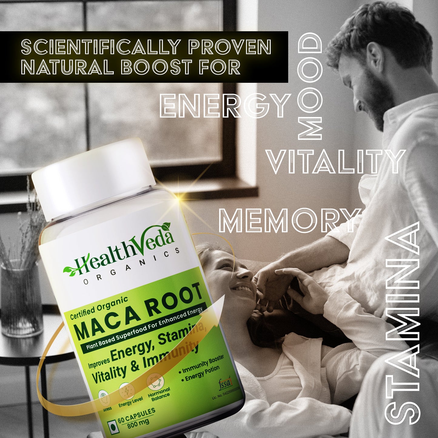 Health Veda Organics Maca Root Capsules