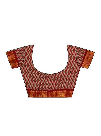 Tikhi Imli Ethnic Motifs Printed Cotton Ready to Wear Saree