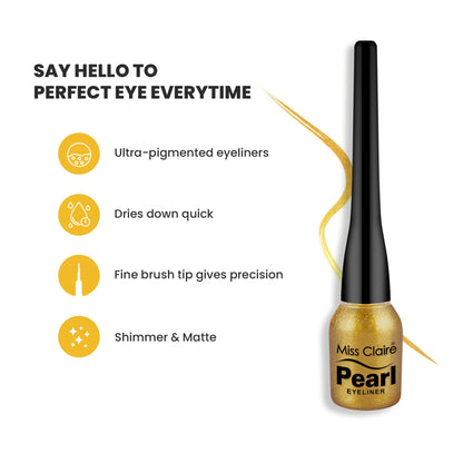 Miss Claire Pearl Eyeliner - 14 Black Green