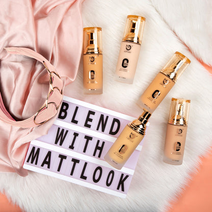 Matt Look Zero Pore Oil Control Full Coverage Matte Foundation - Beige