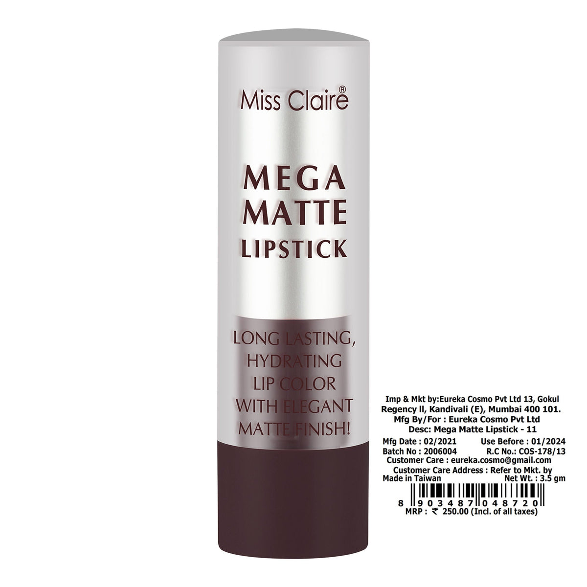 Miss Claire Mega Matte Lipstick - 11