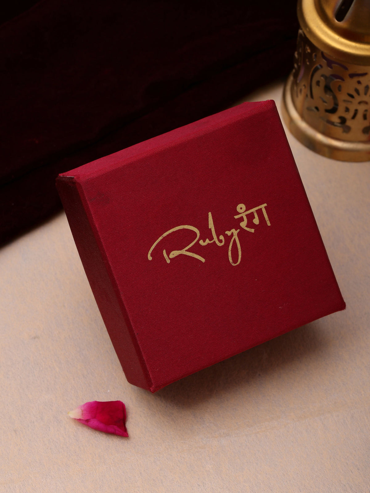 Ruby Raang Blue Meenakari & Pearl Choker
