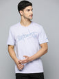 Alcis Men Typography Printed Anti Static Sports T-shirt
