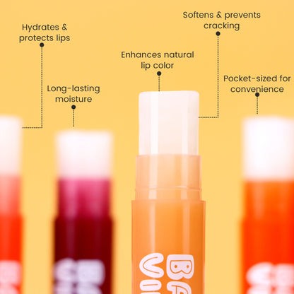 Matt Look Balm Vibes Color Change Lip Balm - Peach Nectar