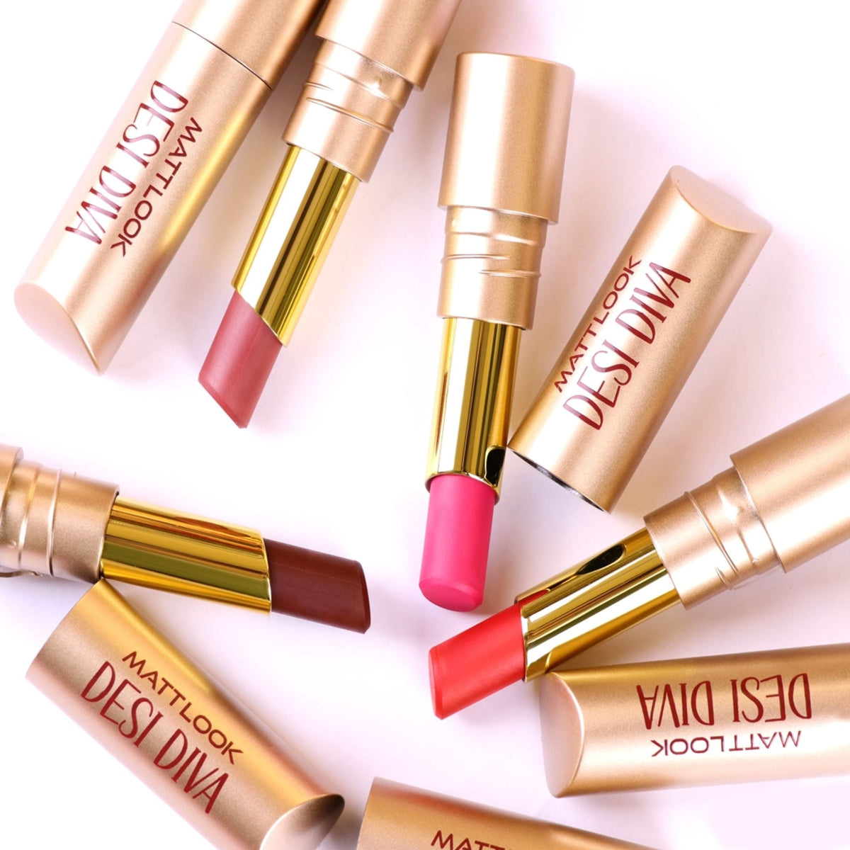 Matt Look Desi Diva HD Matte Lipstick - Brownie Bite-16