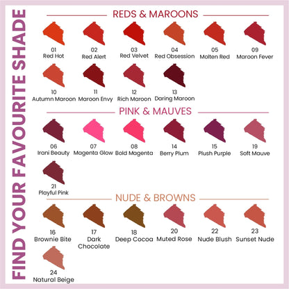 Matt Look Desi Diva HD Matte Lipstick - Nude Blush-22