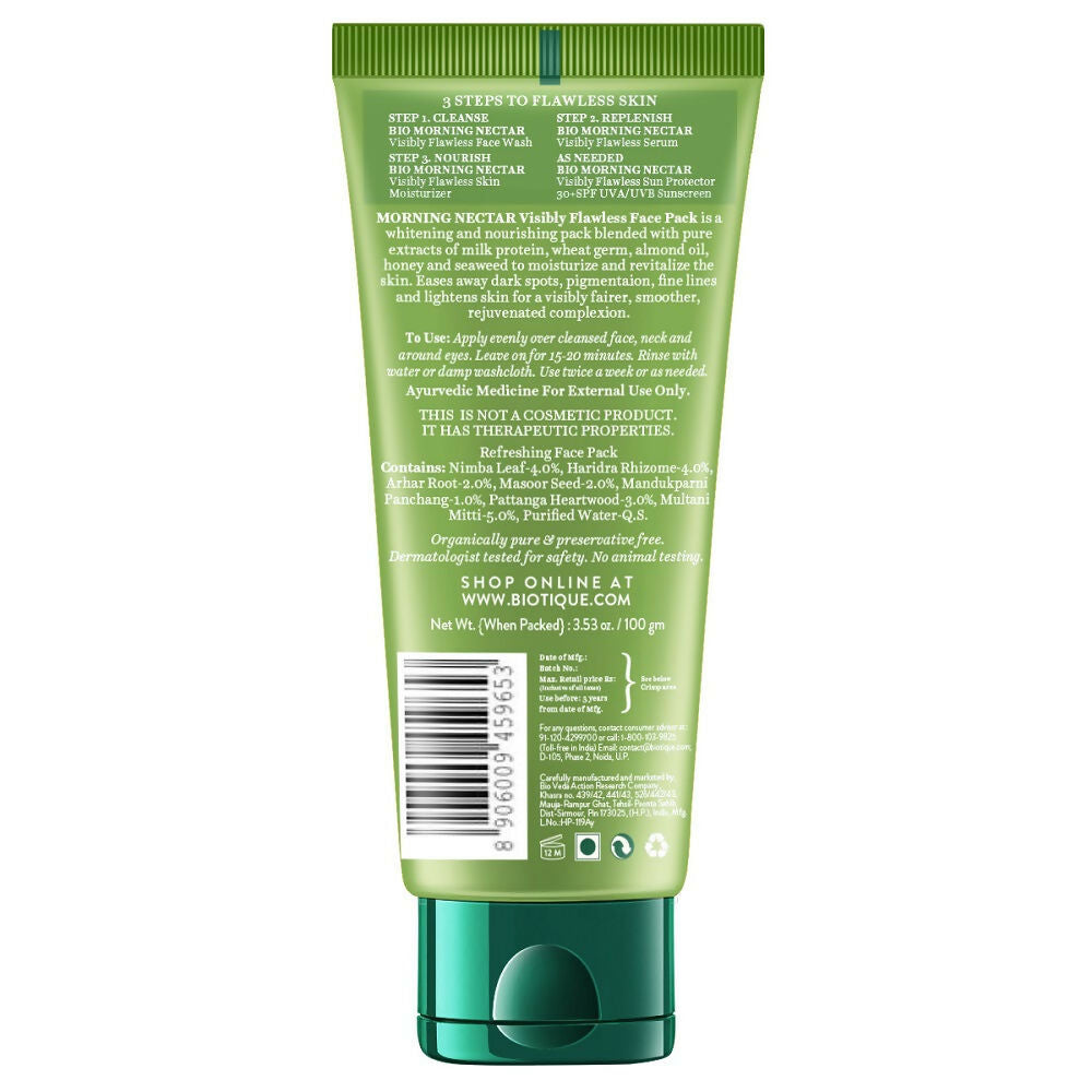 Biotique Bio Morning Nectar Visibly Flawless Face Pack