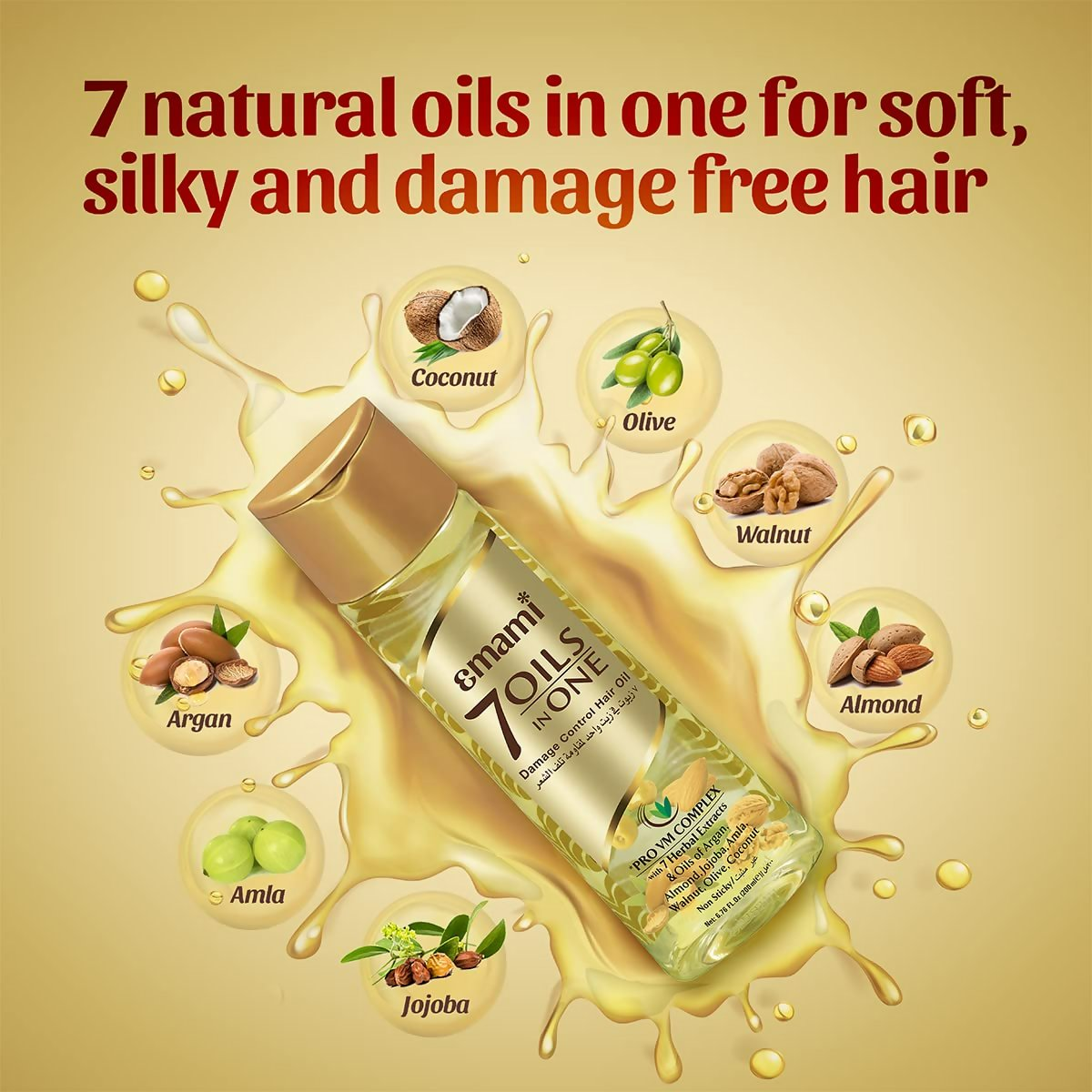 Emami 7 Oils in One Damage Control Hair Oil