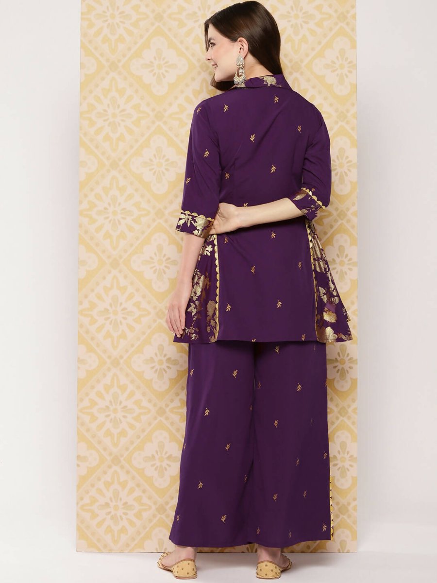 Ahalyaa Women's Traditional Wear Co-ods - Burgundy