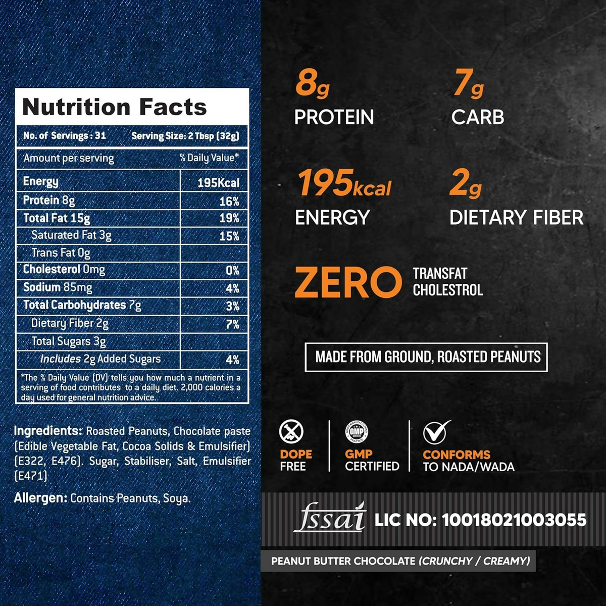 As-It-Is Nutrition Atom Chocolate Peanut Butter Creamy
