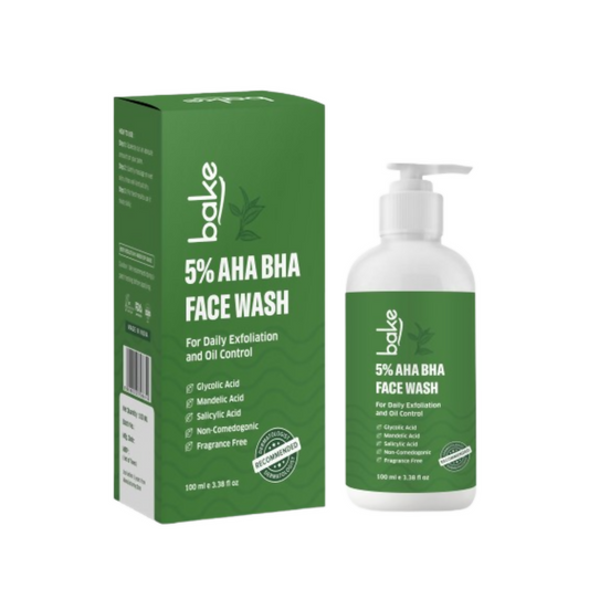 Bake 5% AHA BHA Face Wash With Salicylic Acid