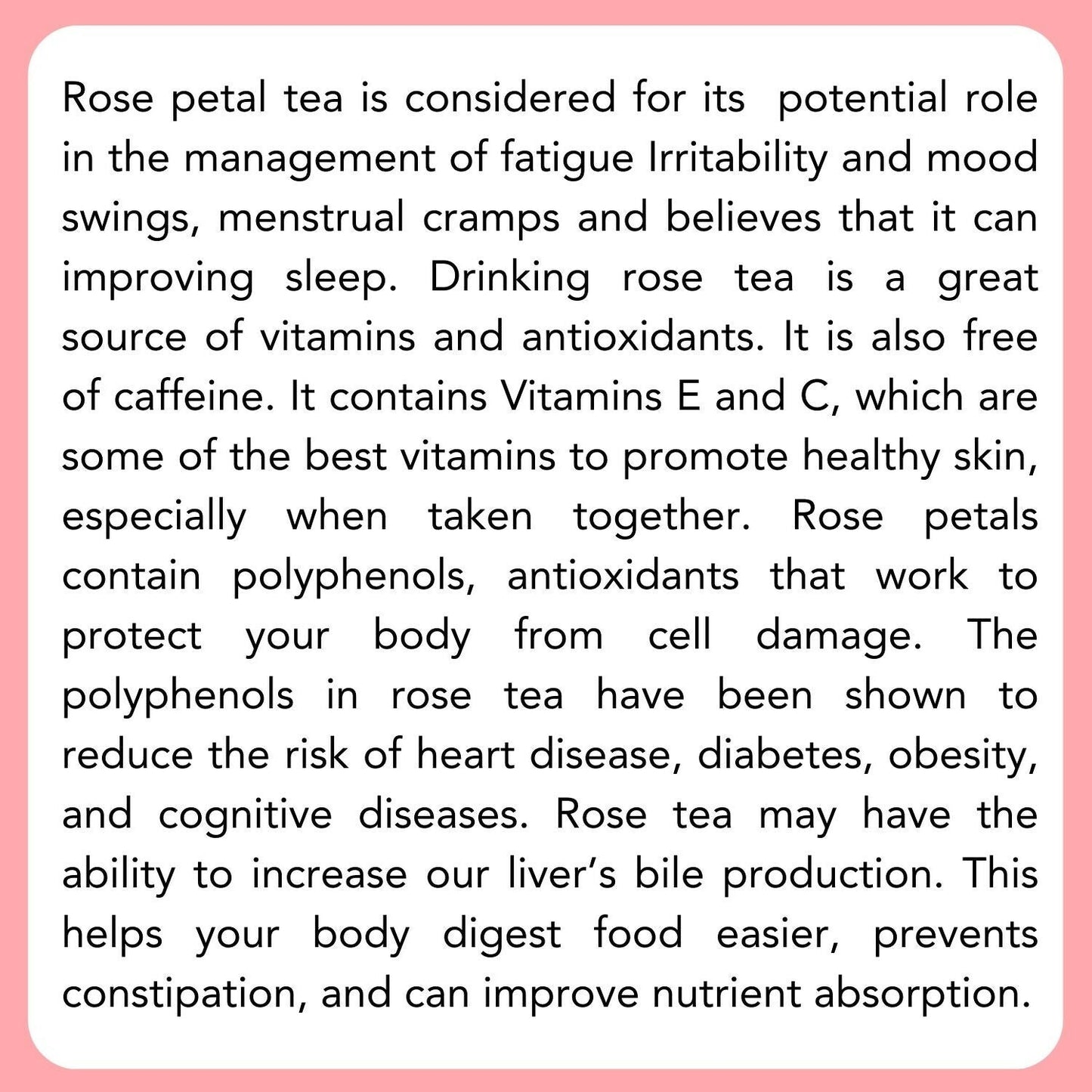 Satvi Wellness Rose Petal Flower Tea | Rose Petal Tea | Rose Flower Drink Mix | Herbal Tea