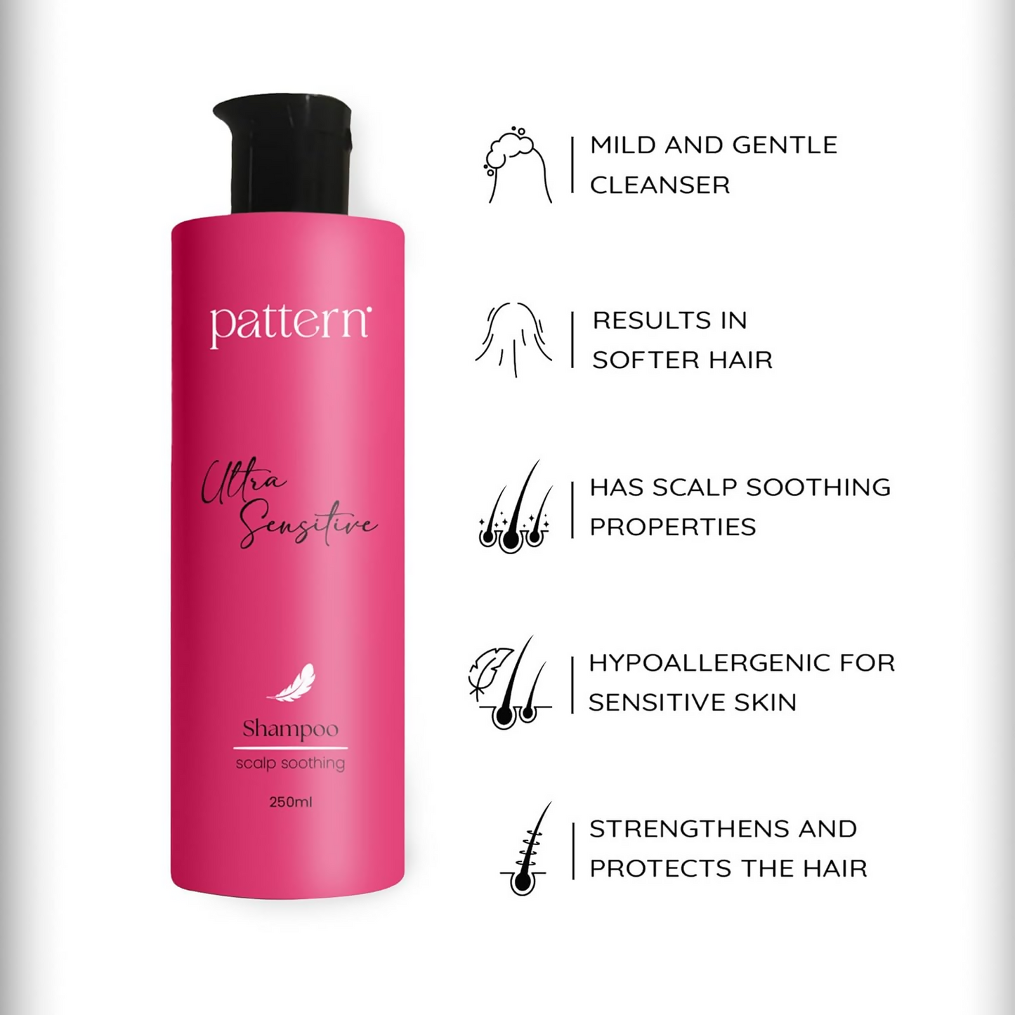 Pattern Ultra Sensitive Shampoo For Men & Women