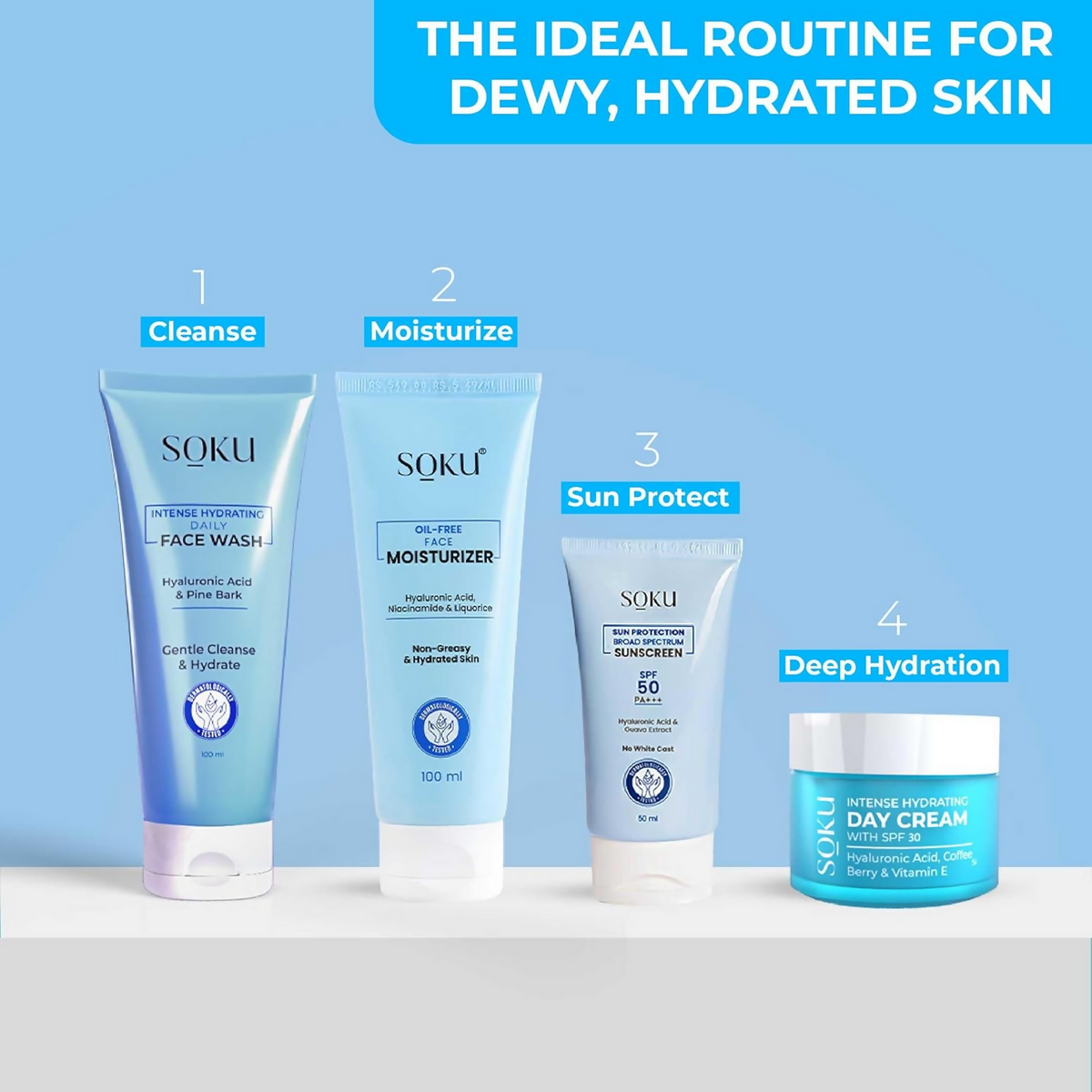 SOKU Oil Free Face Moisturizer Cream