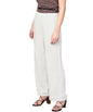 Juniper Women Offwhite Rayon Solid Wide Leg Palazzo