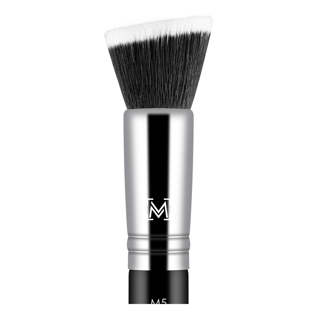 Miss Claire M5 - Flat Angled Contour Brush - Chrome