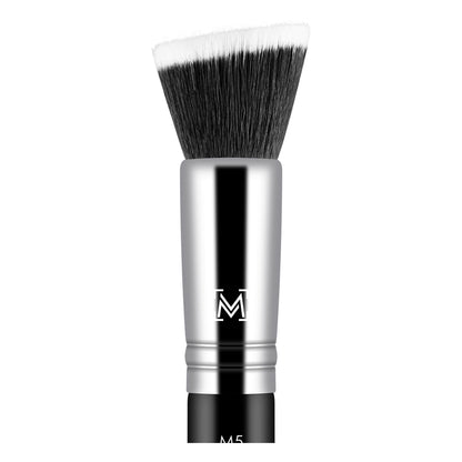 Miss Claire M5 - Flat Angled Contour Brush - Chrome