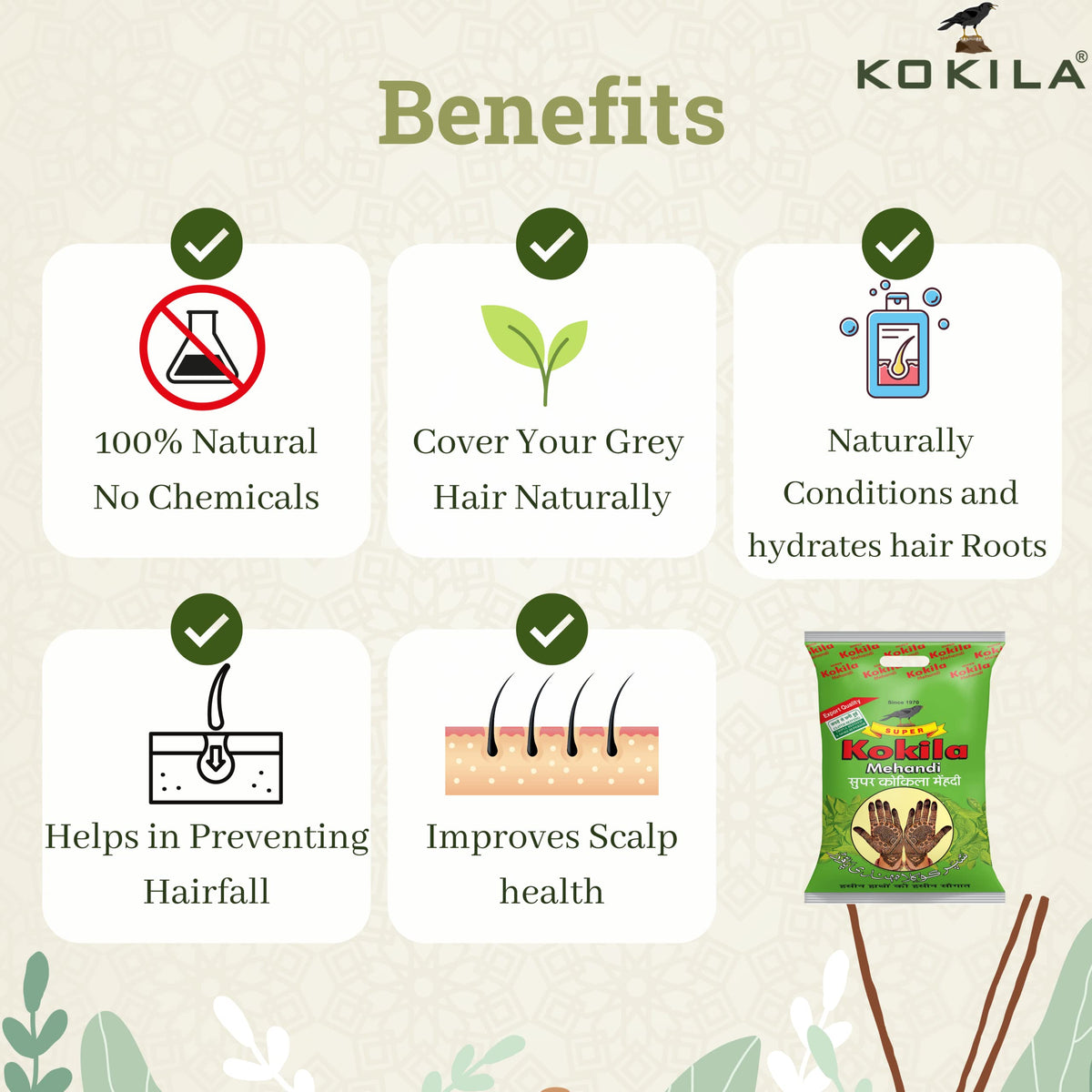 Kokila Henna Mehandi Powder