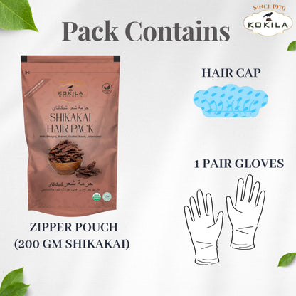 Kokila Pure & Natural Hair Pack Powder Each Pack 200 gm