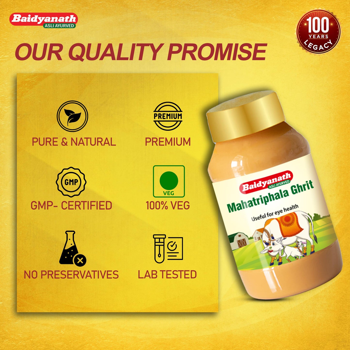 Baidyanath Mahatriphala Ghrita