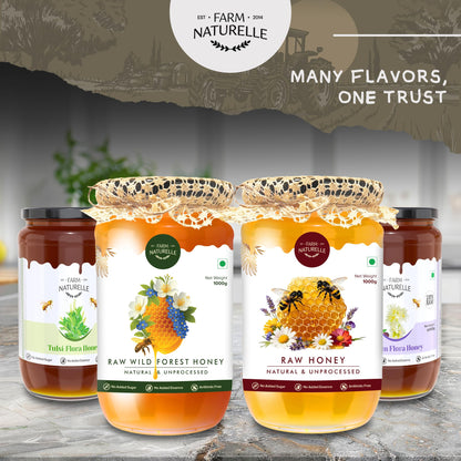 Farm Naturelle Immunity Herbs Infused In Wild Forest Honey