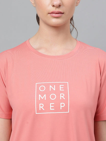MKH Typography Printed Dri-FIT Relaxed Fit T-shirt