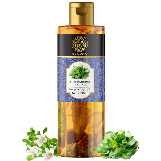 Buddha Natural Anti Dandruff Hair Oil Controls Dandruff And Revitalizes Hair
