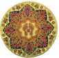 Stickerbazaar Micro Golden Embossing Rangoli Stickers