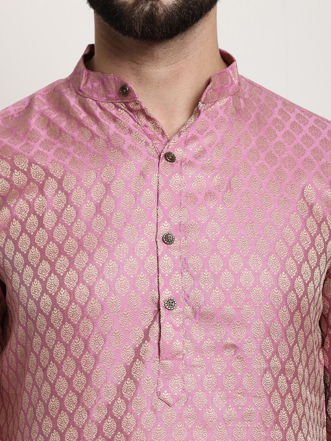 Sojanya Ethnic Motifs Woven Design Straight Kurta With Churidar