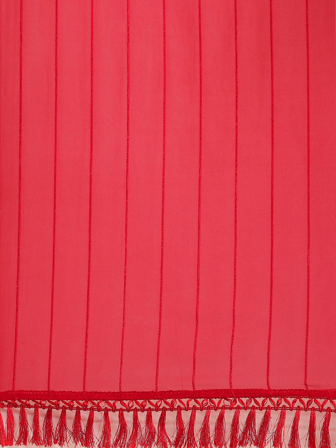 Tikhi Imli Red Striped Saree