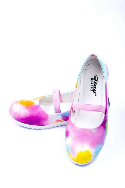 Tiny Bugs Girls Prited Flat Causal Wear Ballerinas - Multi Color