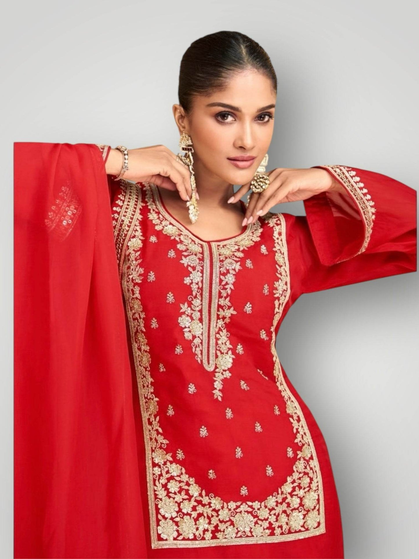 Sharara suit / exclusive designer piece